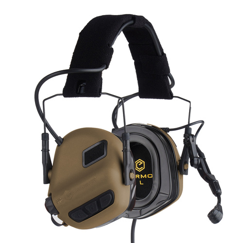 Earmor - M32 PLUS гарнітура - Coyote Brown - M32-CB (PLUS) - Рації