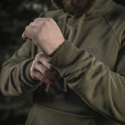 M-Tac - Толстовка хлопковая реглан Hard Tactical Sweatshirt - Dark Olive - 51388048 - Толстовки - Одежда