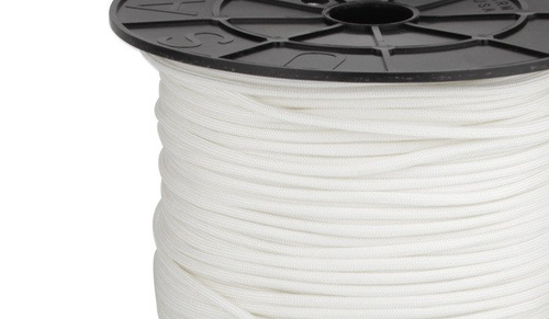 Паракорд - Atwood Rope MFG - Паракорд 550-7 - 4 мм - белый - 1 метр - SS08 - WHITE