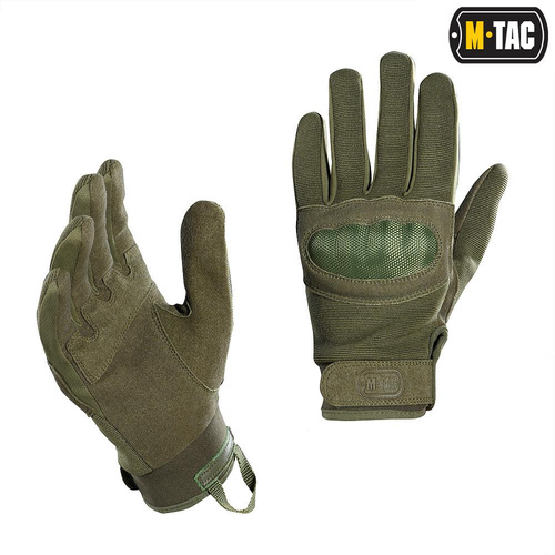 M-Tac - Тактические перчатки Assault Tactical Mk.3 Gloves - Оливковый - 90203001 - Тактические перчатки