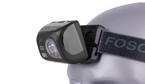 Ліхтарики на голову - FOSCO - Ліхтар налобний тактичний - 140 люмен - чорний - 369331-BK
