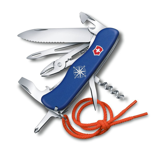 Victorinox - Кишеньковий ніж Skipper зі шнурком - синій - 0.8593.2W - Швейцарські ножі