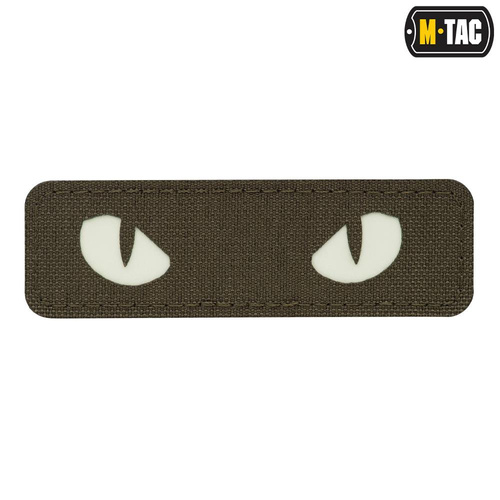 M-Tac - Нашивка Morale Patch - Cat Eyes - Laser Cut - Ranger Green - 51009239 - Нашивки