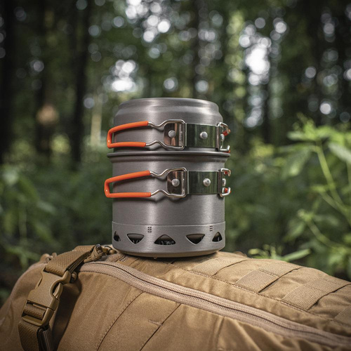 M-Tac - Туристический котелок - зеленая - MTC-DM-FMC-217 - Котелки - Кемпинг