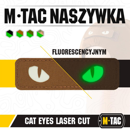 M-Tac - Нашивка Morale Patch - Cat Eyes - Laser Cut - 51009599 - Нашивки