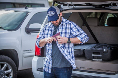 Helikon - Рубашка TRIP Nylon Blend - Red Plaid - KO-TRI-NB-P7