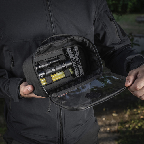 Грузовые подсумки - M-Tac - Прозрачный органайзер Elite Medium Gen.II - Черный - 10147802-M