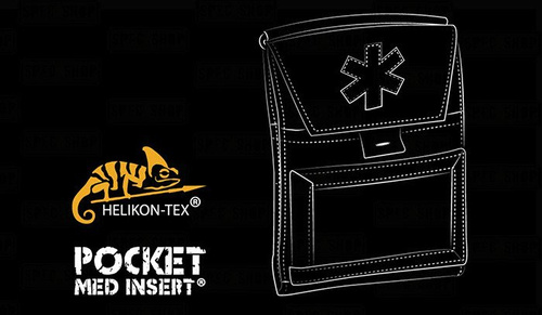 Helikon - Pocket Med Insert® - Cordura® - Black - MO-M04-CD-01 - Подсумки медицинские - Снаряжение