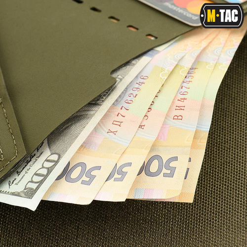 Спорядження - M-Tac - Гаманець Slim Elite Gen.II - Ranger Green - 10171823 - Гаманці, футляри для документів