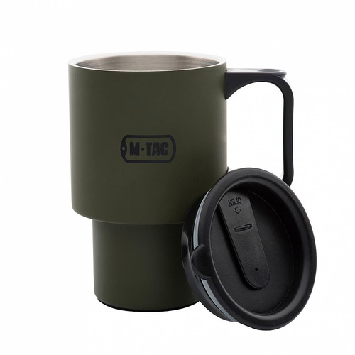 Термосы і термокружкы - M-Tac - Термокружка с крышкой - 450 мл - оливковый - 60010001