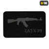 M-Tac - AKM 7.62x39 Laser Cut patch - Black/Grey - 51110211