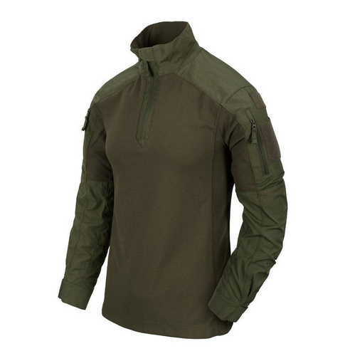 Helikon - Сорочка боевая MCDU Combat Shirt® - NyCo Ripstop - Olive Green - BL-MCD-NR-02 - Боевые рубашки