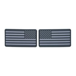 Helikon - Нашивка PVC Flaga USA - 2 шт. - серый - OD-FUL-RB-19
