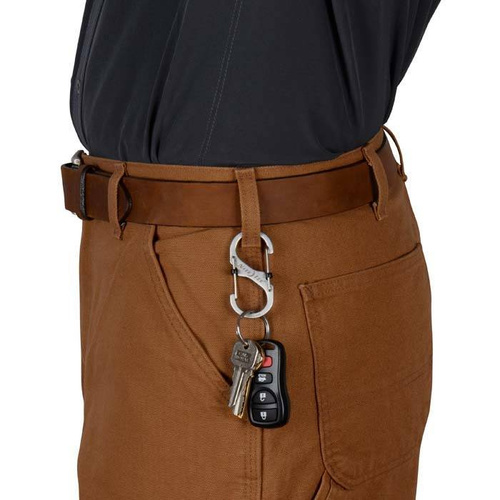 Nite Ize - Карабин S-Biner #2 SlideLock - Чёрный - LSB2-01-R3 - Карабины - Кемпинг