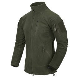 Helikon - Флисовая толстовка Alpha Tactical Grid Fleece - Olive Green - BL-ALT-FG-02