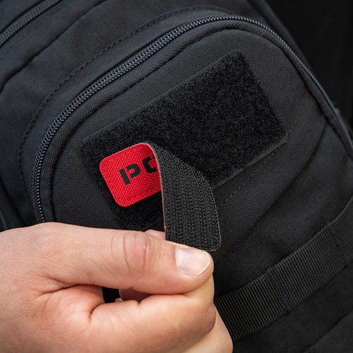 Одяг - M-Tac - Польська нашивка 25х80 - Лазерне різання - Червоний / Чорний - 51004133 - Нашивки