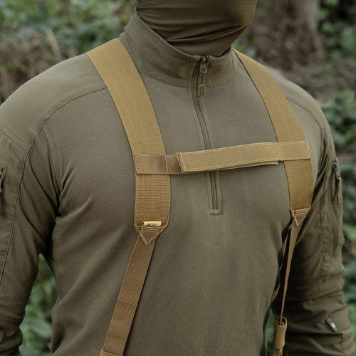 Туризм - M-Tac - Елітний тактичний поясний ремінь - Coyote - 10099005 - Пряжки