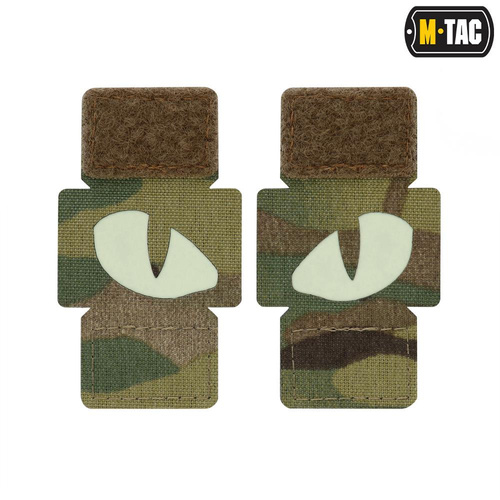 M-Tac - Флуоресцентные нашивки Tiger Eyes Laser Cut - Para - MultiCam - 51140008 - Нашивки