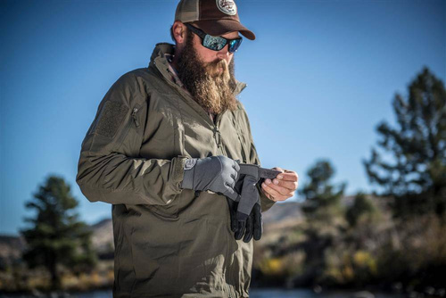 Снаряжение - Helikon - Тактические утепленные перчатки Impact Duty Winter Mk2 - Shadow Grey / Black - RK-ID2-NE-3501A. - Тактические перчатки