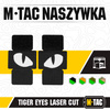 M-Tac - Світловідбиваючі нашивки Tiger Eyes Laser Cut - пара - чорний - 51140002