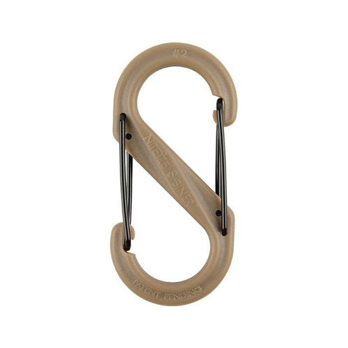 Nite Ize - Kaрабін S-Biner #2 Plastic Black Gate - Coyote - SBP2-03-28BG - Карабины - Туризм