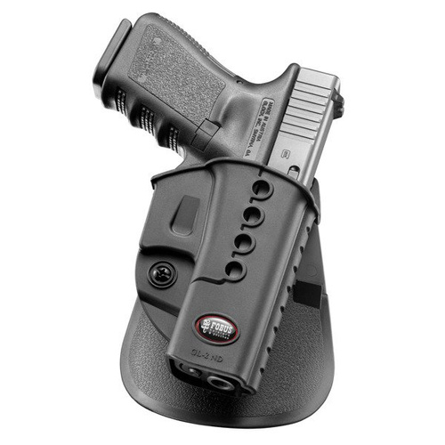 Fobus - Kabura Glock 17, 19, 19X, 22, 23, 31, 32, 34, 35, 45 - Pletwa Standard - Prawa - GL-2 ND - Кобура на пояс