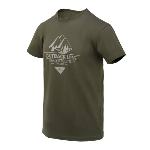 Helikon - Футболка Outback Life - Taiga Green - TS-OBL-CO-09 - Футболки