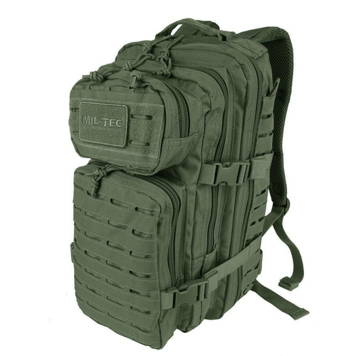 Mil-Tec - Рюкзак Small Assault Pack Laser Cut - Зелений OD - 14002601  - Рюкзаки тактичні