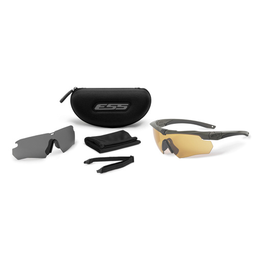 Баллистические очки - ESS - Crossbow Ballistic Glasses - 2LS - Anti-Fog - Hi-Def Bronze & Smoke Gray - EE9007-21