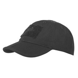 Helikon - Бейсбольная складная кепка - PolyCotton Ripstop - Черный - CZ-BBF-PR-01.