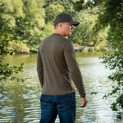 M-Tac - Тактична кофта з довгим рукавом - темно-оливковий - 20067048 - Бойові сорочки - Одяг