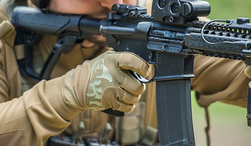 Helikon - Рукавиці тактичні All Round Fit Tactical Gloves Light® - Coyote Brown / Adaptive Green - RK-AFL-PO-1112A - Тактичні рукавиці - Спорядження