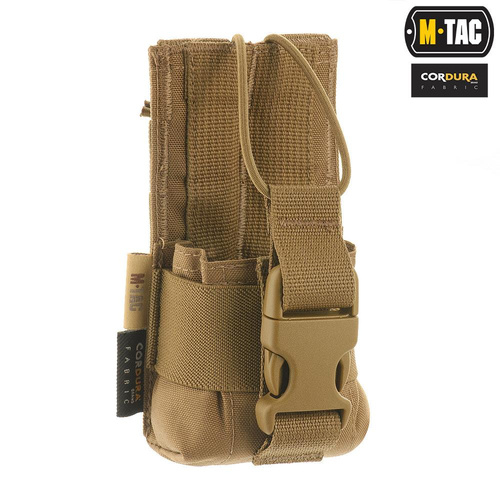 Спорядження - M-Tac - Радіозарядний пристрій - MOLLE - Coyote - 10130005 - Чохли для рацій