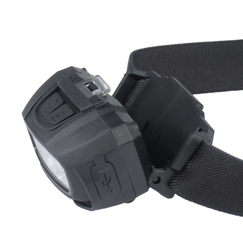 Фонарики - Mil-Tec - GC220 перезаряжаемый налобный фонарь - 220 лм - черный - 15172300 - Налобные фонари