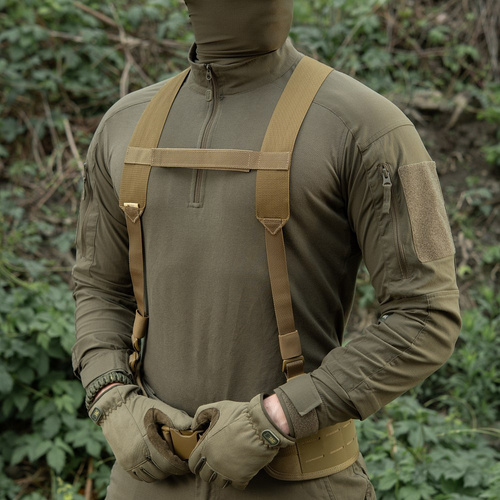 M-Tac - Елітний тактичний поясний ремінь - Coyote - 10099005 - Пряжки