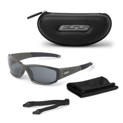 ESS - CDI™ Ballistic Glasses - Matte Olive - Tinted Smoke Gray - EE9002-04
