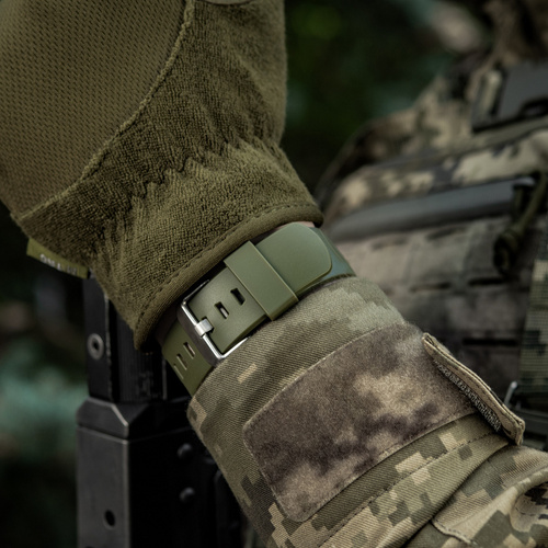 Снаряжение - M-Tac - Тактические часы 2166 - светодиодные - 5 ATM - Зелёный - 50008001 - Часы