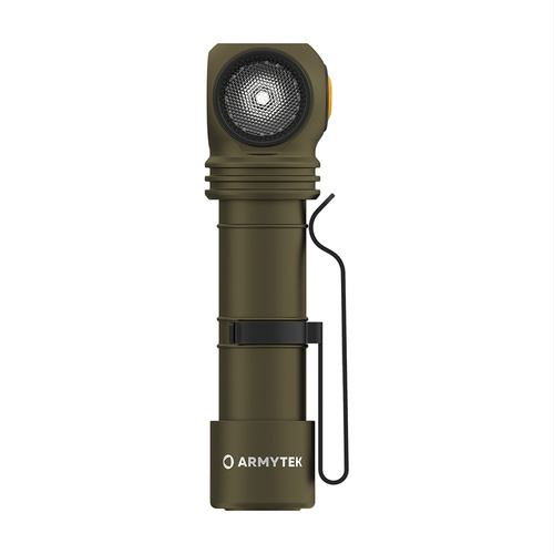 Налобные фонари - Armytek - Налобный фонарь Wizard C2 Pro - Магнитное зарядное устройство - 2500 лм - 18650 - Оливковый - F08701CO