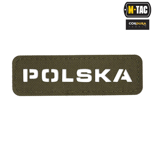 M-Tac - Нашивка Польща 25х80 - Laser Cut - Ranger Green - 51002023 - Нашивки