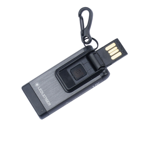 Ledlenser - K4R акумуляторний світлодіодний ліхтар / підвіска - 120 лм - сірий - 502574 - Ліхтарі брелки - Ліхтарики