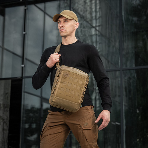 M-Tac - Сумка через плече Laser Cut Hex - Cordura - Coyote - 10241005 - Сумки - Рюкзаки