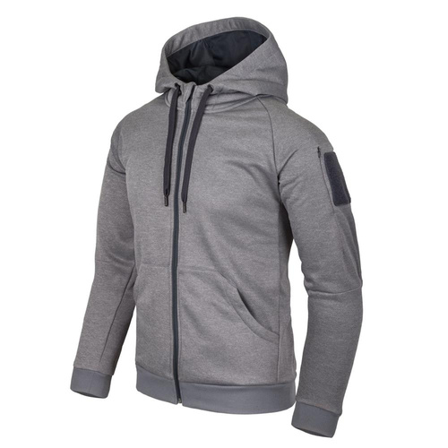 Helikon - Толстовка на блискавці Urban Tactical Hoodie® - Поліестер - Сірий меланж - BL-UHF-PO-M3 - Худі Helikon