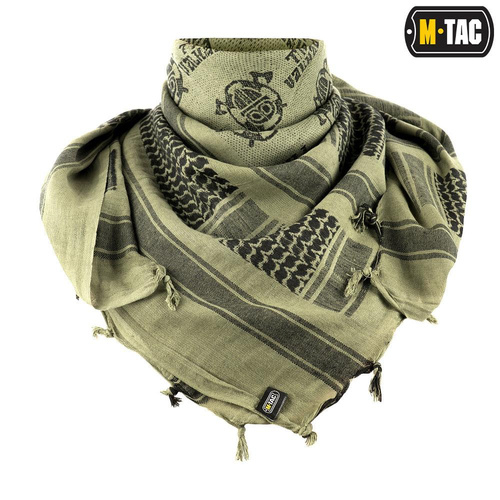 M-Tac - Хустка-Арафатка Shemagh Til Valhall - Oliwkowa / Czarna - 40907001 - Бандани, арафатки, шарфи-труби