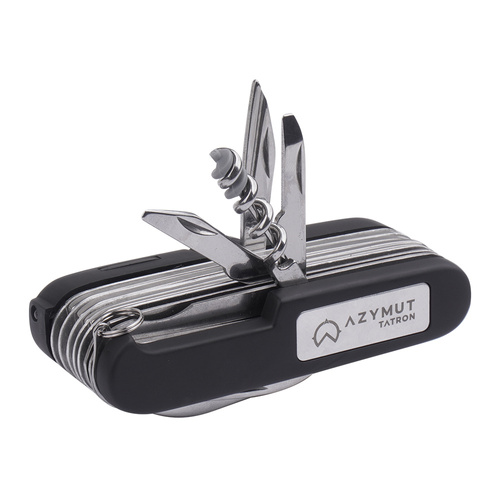 Швейцарские ножи - Азимут - Карманный нож Tatron - 25 инструментов - Черный - HK20017BL