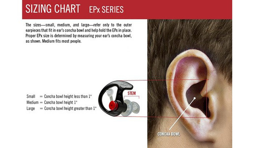 Навушники тактичні - SureFire - Беруші EarPro EP7 Sonic Defenders Ultra - чорний - EP7-BK-MPR