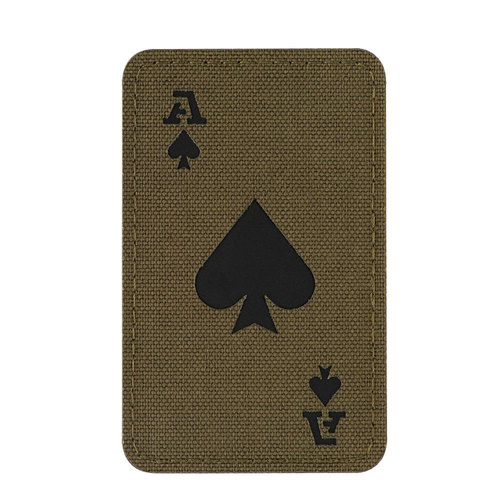M-Tac - нашивка Ace of Spades - 500D Cordura - Ranger Green / Black - 51109232 - Нашивки