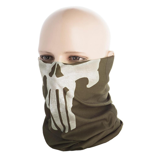 M-Tac - Легкий шарф Punisher - оливковий - HLI-PB-OD - Бандани, арафатки, шарфи-труби