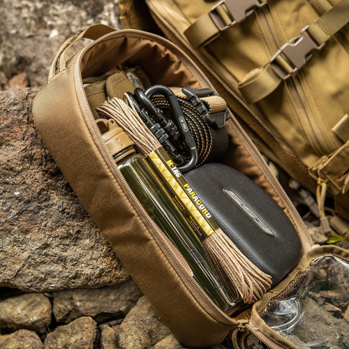 M-Tac - Органайзер Elite Large Transparent Pocket - 30 x 19 cm - Coyote - 10147005-L - Органайзери тактичні - Туризм