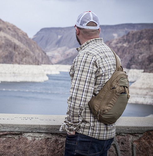 Рюкзаки міські - Helikon - Рюкзак EDC Sling® - 6.5 L - Cordura® - Shadow Grey - PL-ESB-CD-35