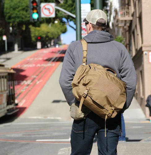 Рюкзаки - Helikon - Сумка Urban Courier Bag Large® - нейлон - меланж синій - TB-UCL-NL-M2 - Сумки